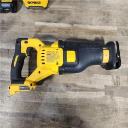 HOUSTON LOCATION - AS-IS DeWalt DCS389B FLEXVOLT 60V MAX Cordless Brushless Reciprocating Saw W/ BATTERY & CHARGER