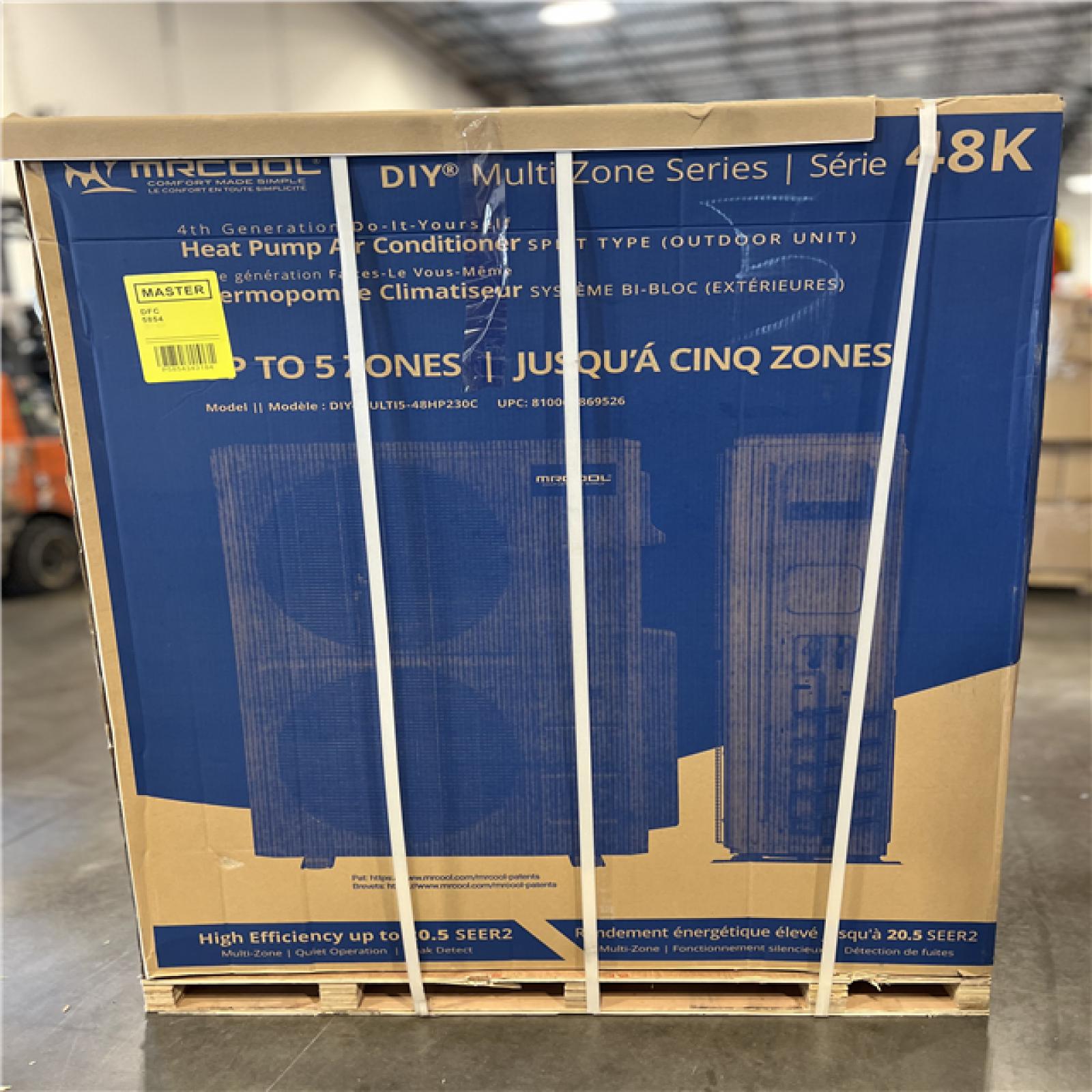 DALLAS LOCATION - MRCOOL DIY 48,000 BTU 4 Ton 5-Zone Mini Split Heat Pump Condenser 208/230V