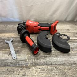 AS-IS Milwaukee FUEL 18V Lithium-Ion Brushless Cordless 4-1/2 in./5 in. Grinder w/Paddle Switch (Tool-Only)