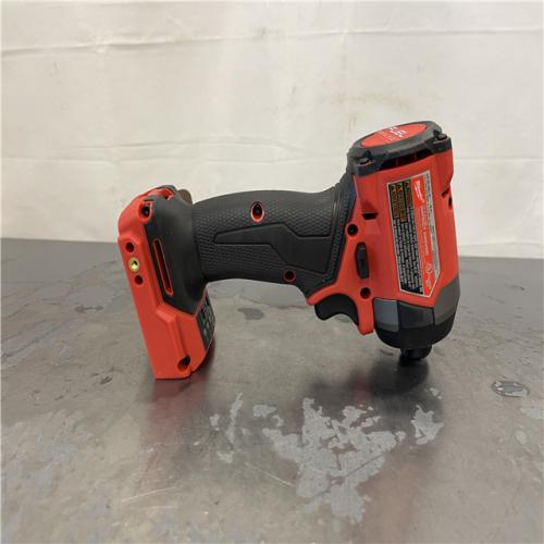 AS-IS- Milwaukee 18V Lithium-Ion Brushless Cordless 1/4 Hex Impact Driver (Tool-Only)