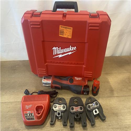 AS-IS Milwaukee 12-Volt Lithium-Ion Force Logic Cordless Press Tool Kit