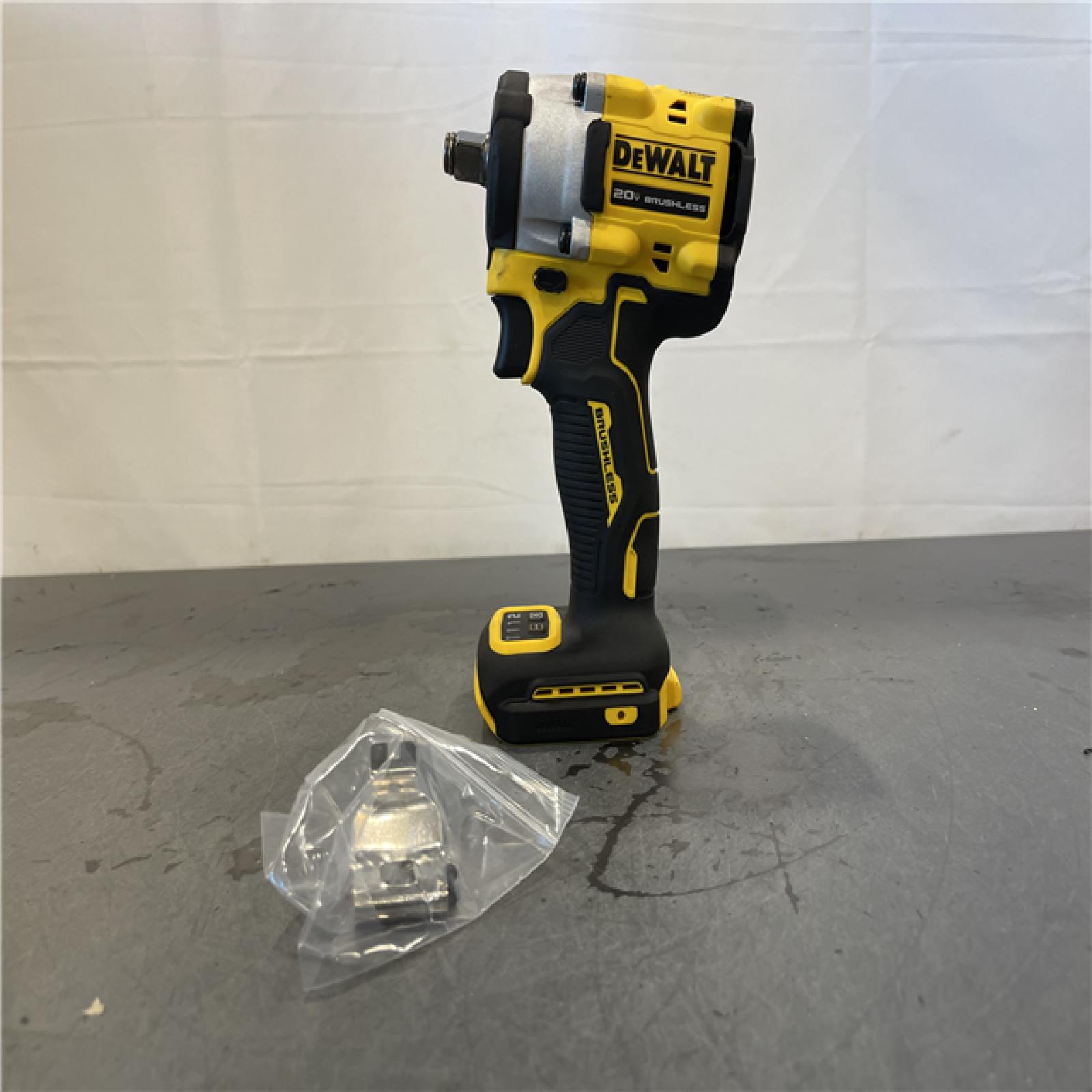 AS-IS - DEWALT ATOMIC 20V MAX Cordless Brushless 1/2 in. Variable Speed Impact Wrench