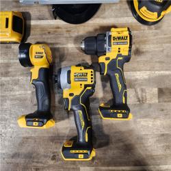 HOUSTON LOCATION - AS-IS DEWALT 20-Volt MAX Lithium-Ion Cordless 5-Tool Combo Kit with (2) Battery and Charger