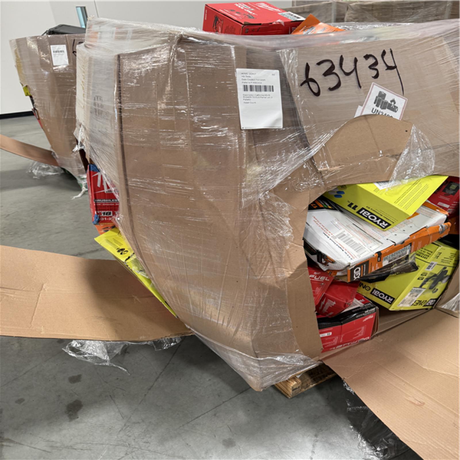 California AS-IS POWER TOOLS Partial Lot (3 Pallets) P-R063434