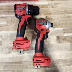 HOUSTON LOCATION - AS-IS Milwaukee 18-Volt Lithium-Ion Brushless Cordless Compact Hammer Drill/Impact Combo Kit