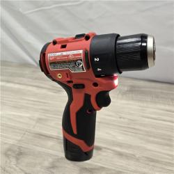LIKE NEW! - Milwaukee 2494-22 M12 Cordless Combination Drill Driver and Hex Impact Driver Dual Power Tool Kit