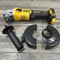AS-IS DEWALT 20-Volt MAX Cordless Brushless 4-1/2 in. Angle Grinder with Slide Switch (Tool Only)
