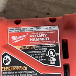 Houston Location AS-IS Milwaukee 18V Lithium-Ion Brushless Cordless 1 in. SDS-Plus D-Handle Rotary Hammer (Tool-Only)