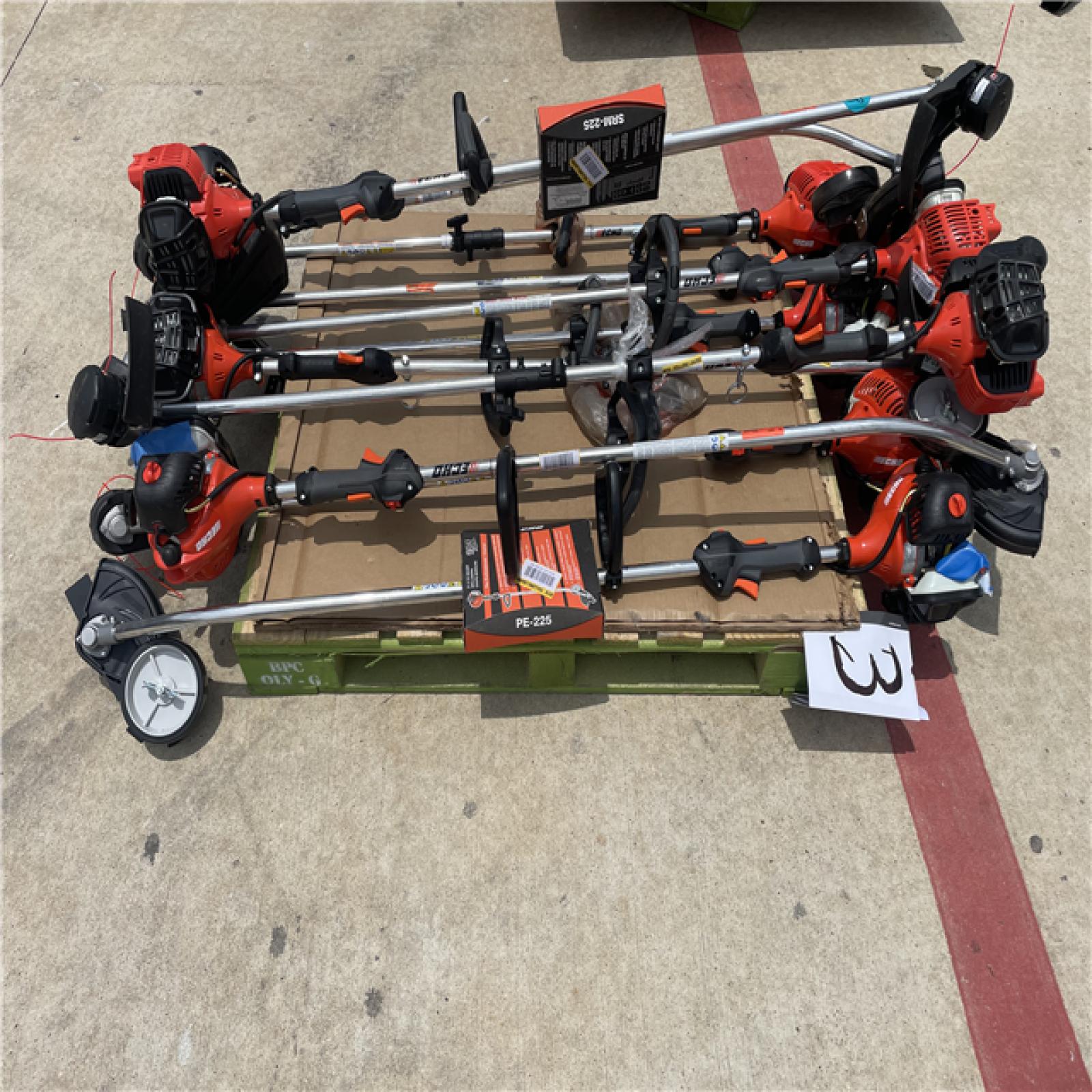 HOUSTON LOCATION AS IS- OUTDOOR POWER EQUIPMENT PALLET