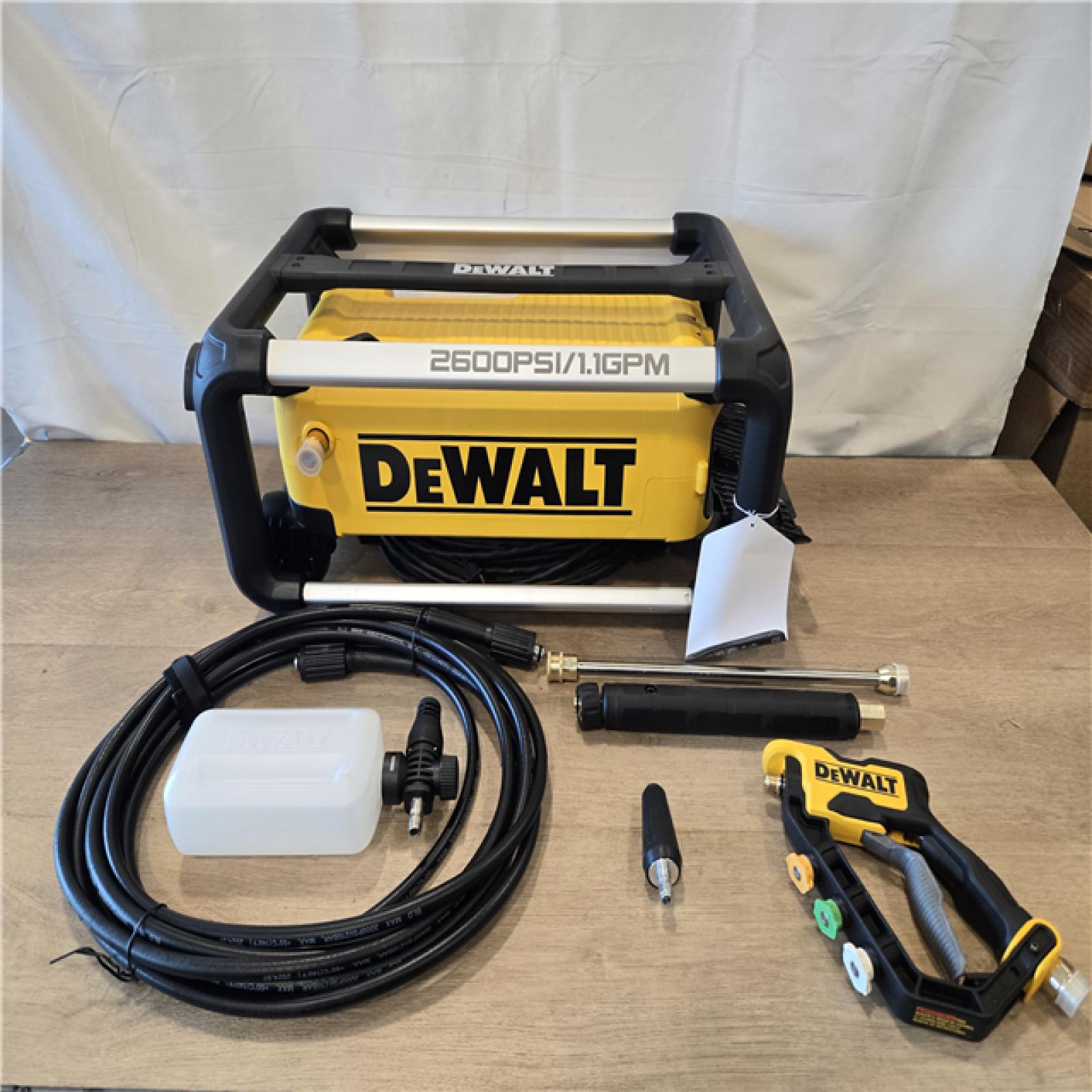 AS-IS DeWalt 2600 PSI 1.1 GPM 15 Amp Cold Water Electric Pressure Washer
