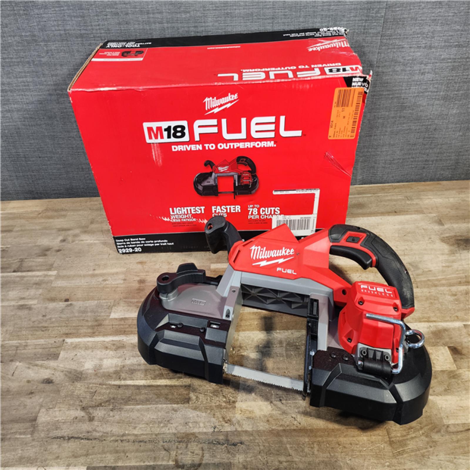 HOUSTON LOCATION - AS-IS Milwaukee M18 FUEL Cordless Brushless Deep Cut Band Saw (Tool-Only)