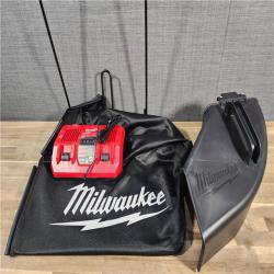 HOUSTON LOCATION - AS-IS Milwaukee M18 FUEL Brushless Cordless 21 in. Walk Behind Dual Battery Self-Propelled Mower Kit W/ RAPID CHARGER