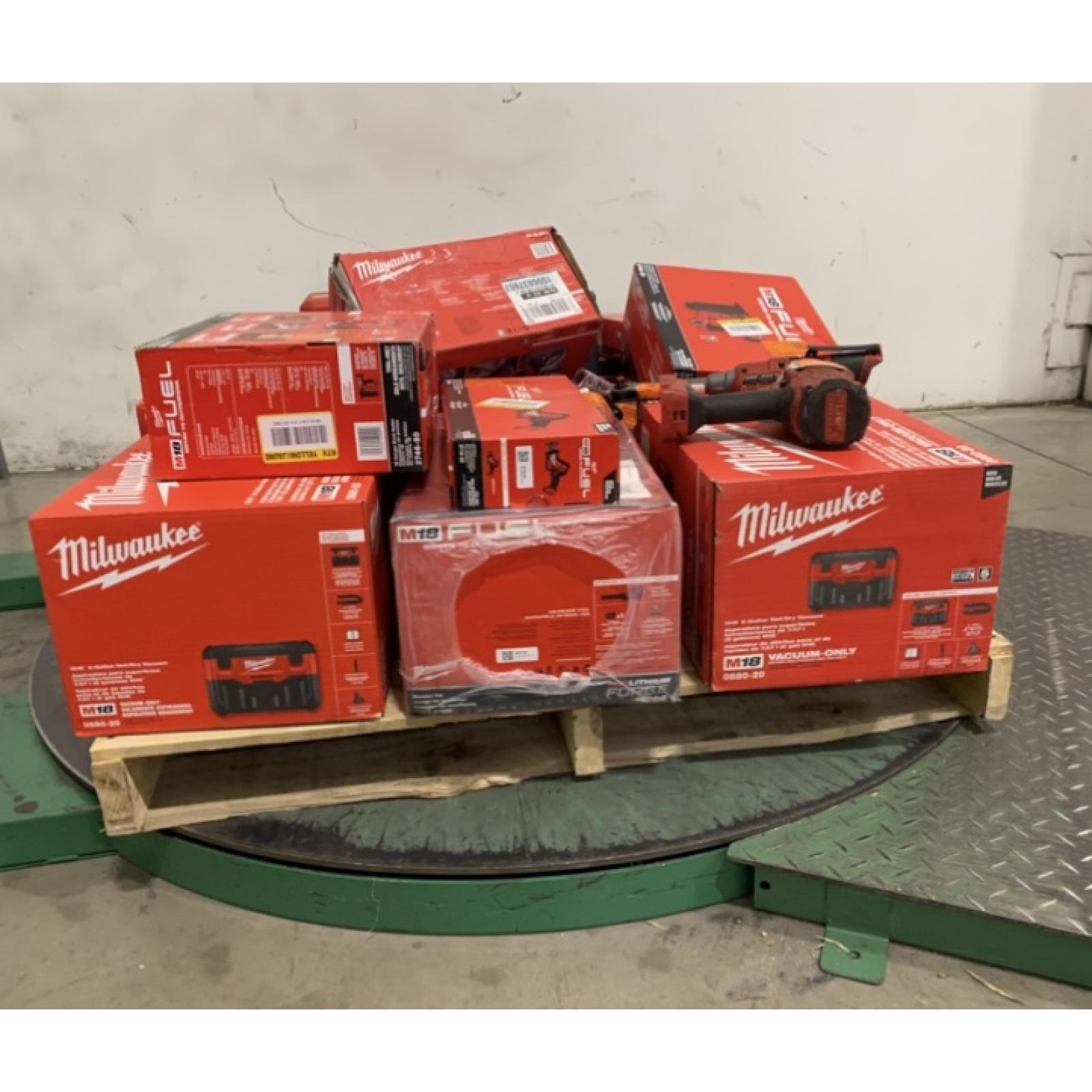 Dallas Location - As-Is MILWAUKEE Tool Pallet