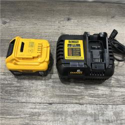 AS-IS DEWALT 20V MAX Lithium-Ion 6.0 Ah Battery and Charger