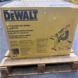 NEW- DeWalt 15 Amps 12 in. Corded Dual-Bevel Sliding Compound Miter Saw