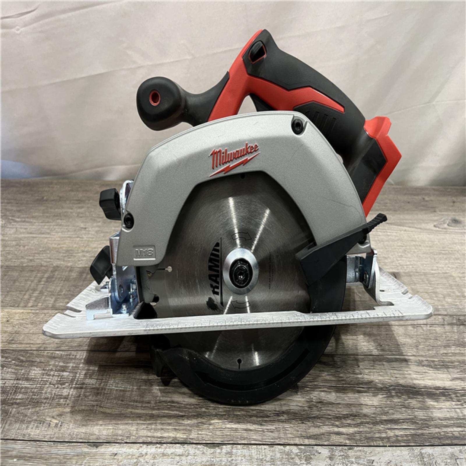 AS-IS Milwaukee 18V Lithium-Ion Cordless 6-1/2 in. Circular Saw (Tool-Only)