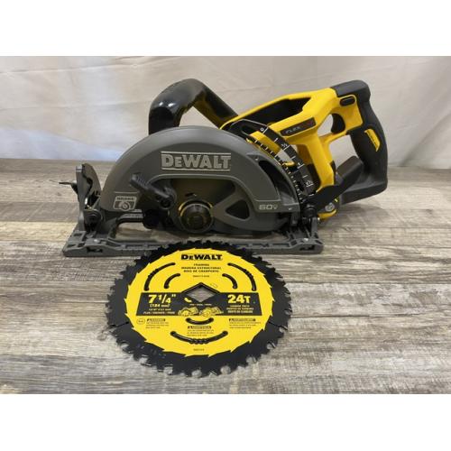 AS-IS DEWALT FLEXVOLT 60V MAX Cordless Brushless 7-1/4 in. Wormdrive Style Circular Saw (Tool Only)