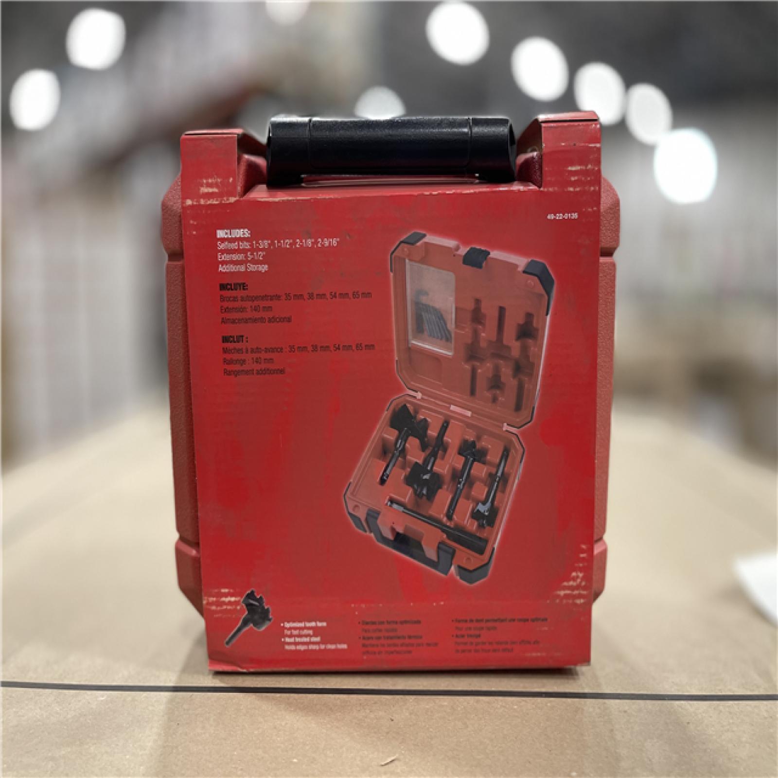 NEW! - Milwaukee Selfeed High-Speed Steel Wood Boring Bit Set (4-Piece)