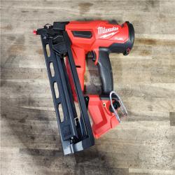 HOUSTON LOCATION - AS-IS (APPEARS LIKE NEW) Milwaukee 2841-20 18V Cordless Gen II 16 Gauge Angled Finish Nailer (Tool Only)