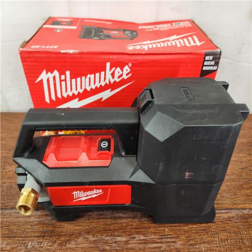 AS-IS Milwaukee M18 18-Volt Lithium-Ion Cordless 1/4 HP Transfer Pump (Tool Only)