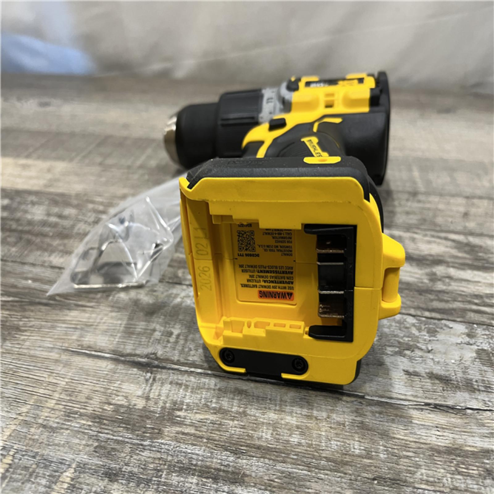 AS-IS DEWALT 20V XR Brushless Cordless 1/2 in. Hammer Drill (Tool-Only)