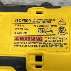 AS-IS DEWALT Atomic 20V Max Lithium-Ion Brushless Cordless Compact 1/4 in. Impact Driver Kit