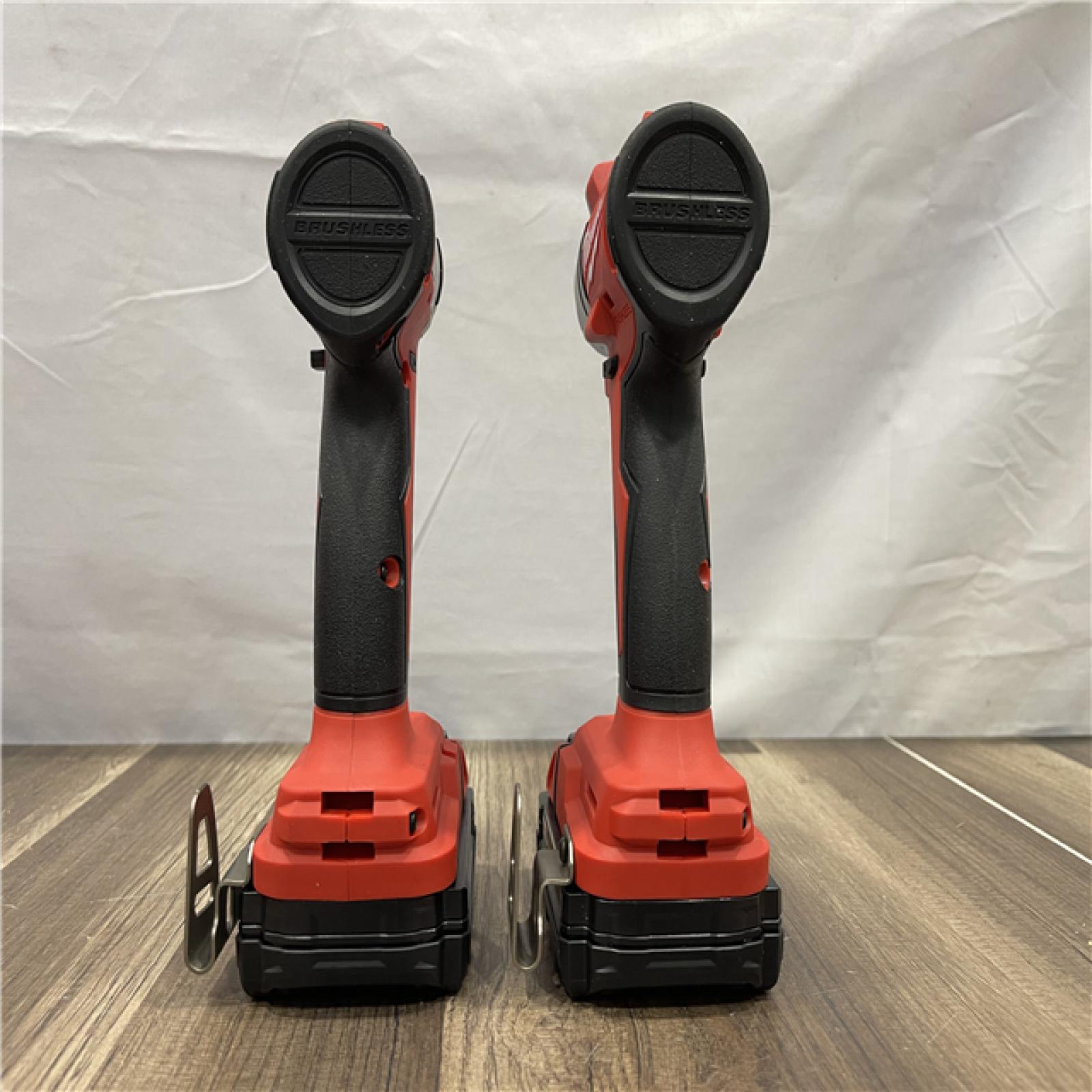 AS-IS Milwaukee 18V Lithium-Ion Brushless Cordless Compact Drill/Impact Combo Kit