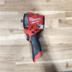 HOUSTON LOCATION - AS-IS (APPEARS LIKE NEW) Milwaukee FUEL 12V Li-Ion Brushless Cordless Stubby 3/8 in. Impact Wrench Kit