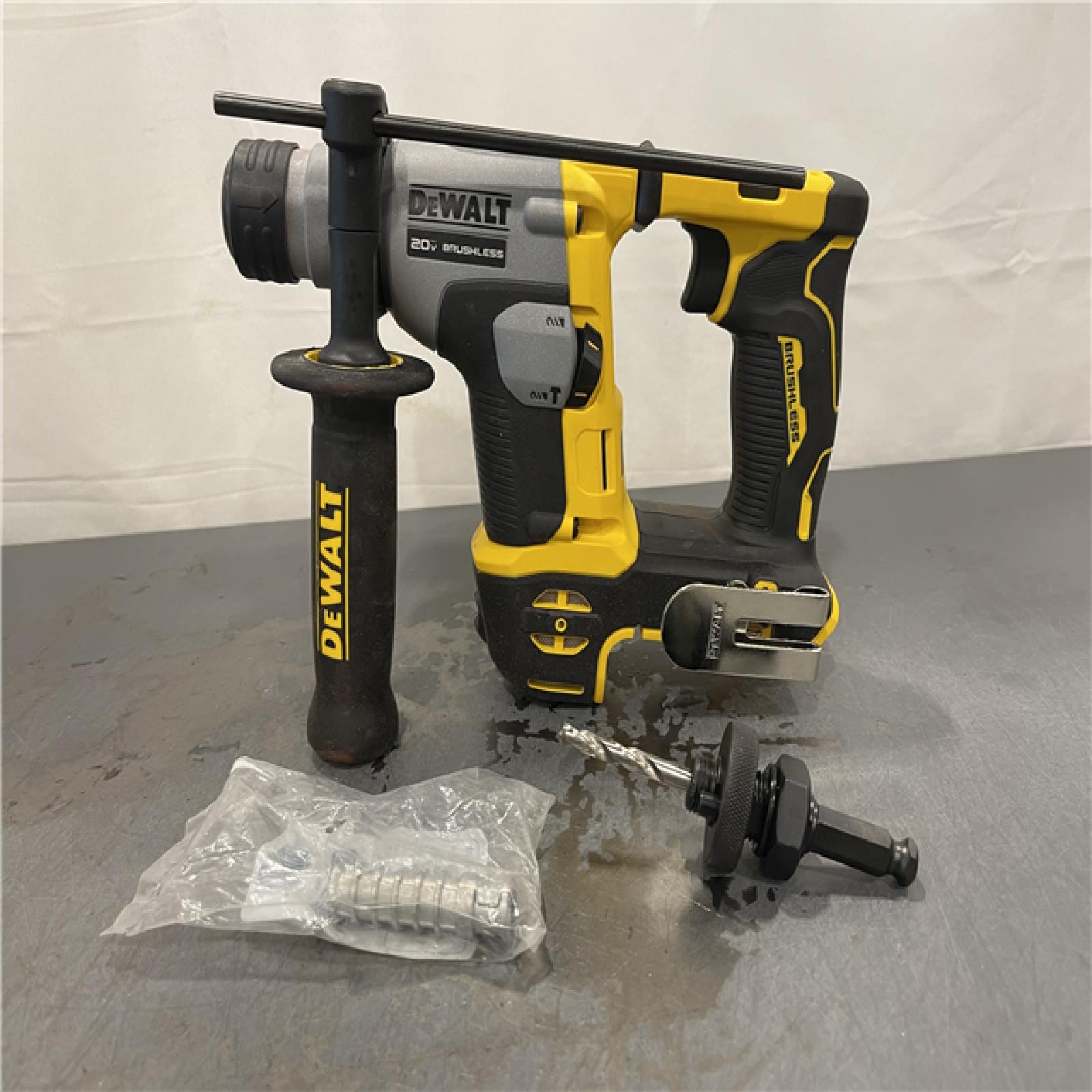 AS-IS - Dewalt ATOMIC 20V MAX Cordless Brushless Ultra-Compact 5/8 in. SDS Plus Hammer Drill