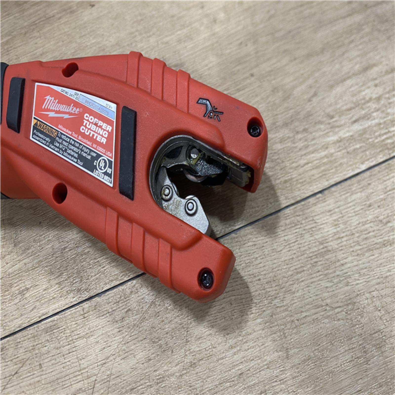 AS-IS Milwaukee 12V Lithium-Ion Cordless Copper Tubing Cutter (Tool-Only)