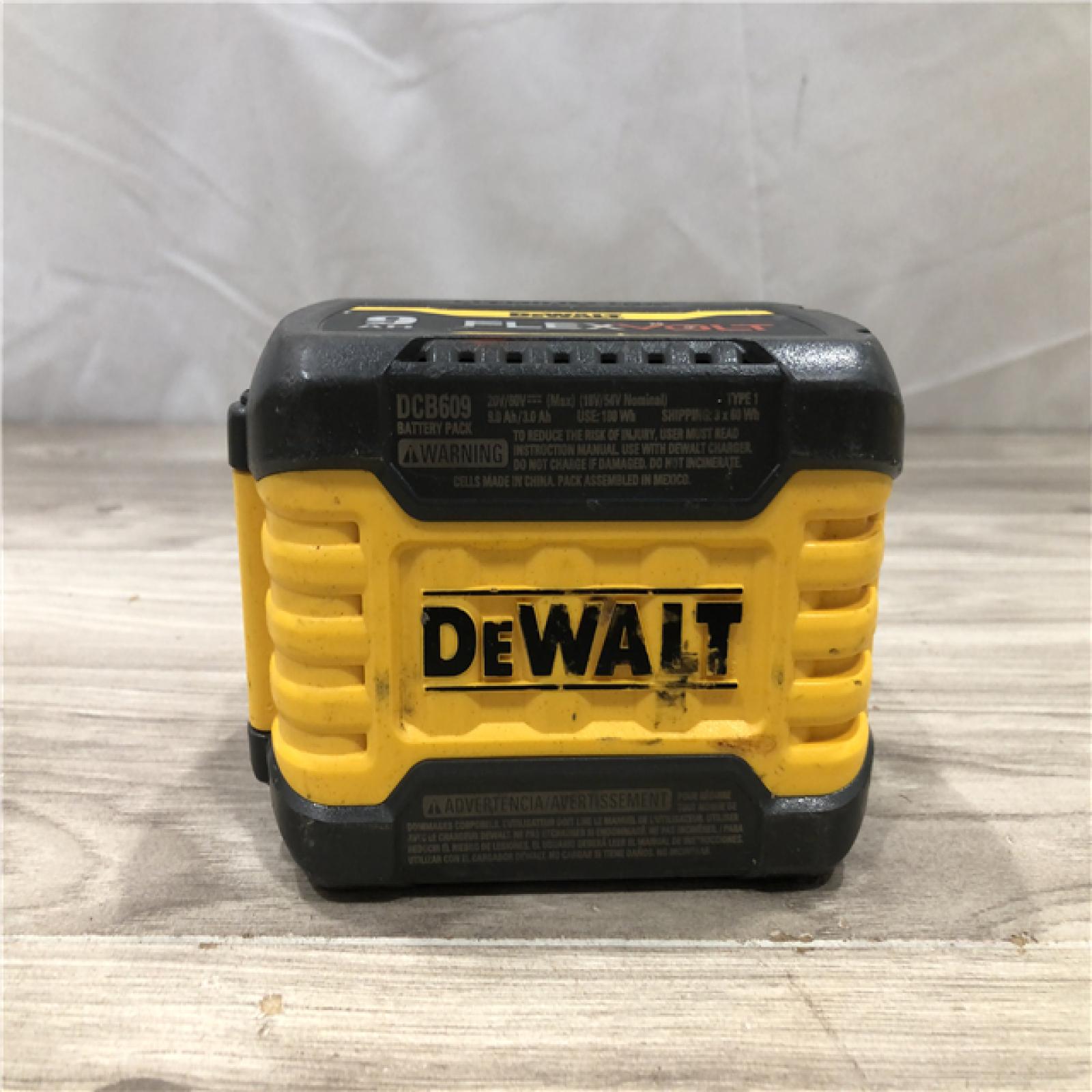 AS-IS FLEXVOLT 20V/60V MAX Lithium-Ion 9. 0 Ah Battery Pack and Charger Starter Kit