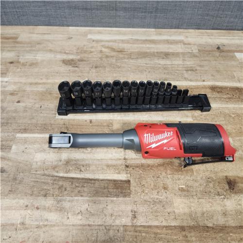 Milwaukee FUEL 12V Lithium-Ion Brushless Cordless 1/4 in - 3/8 in Extended Ratchet (Tool-Only)