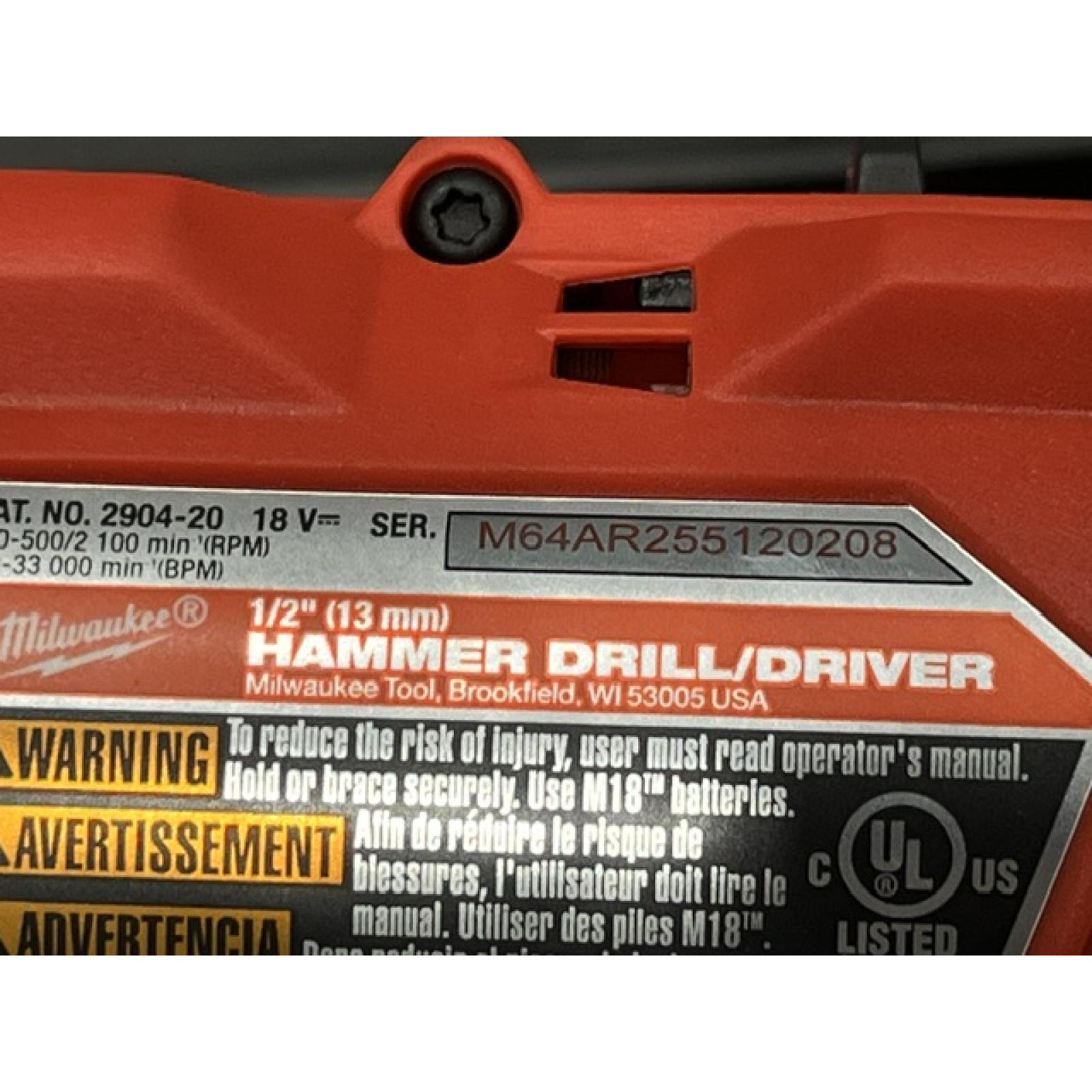 AS-IS Milwaukee FUEL 18V Lithium-Ion Brushless Cordless Hammer Drill and Impact Driver Combo Kit