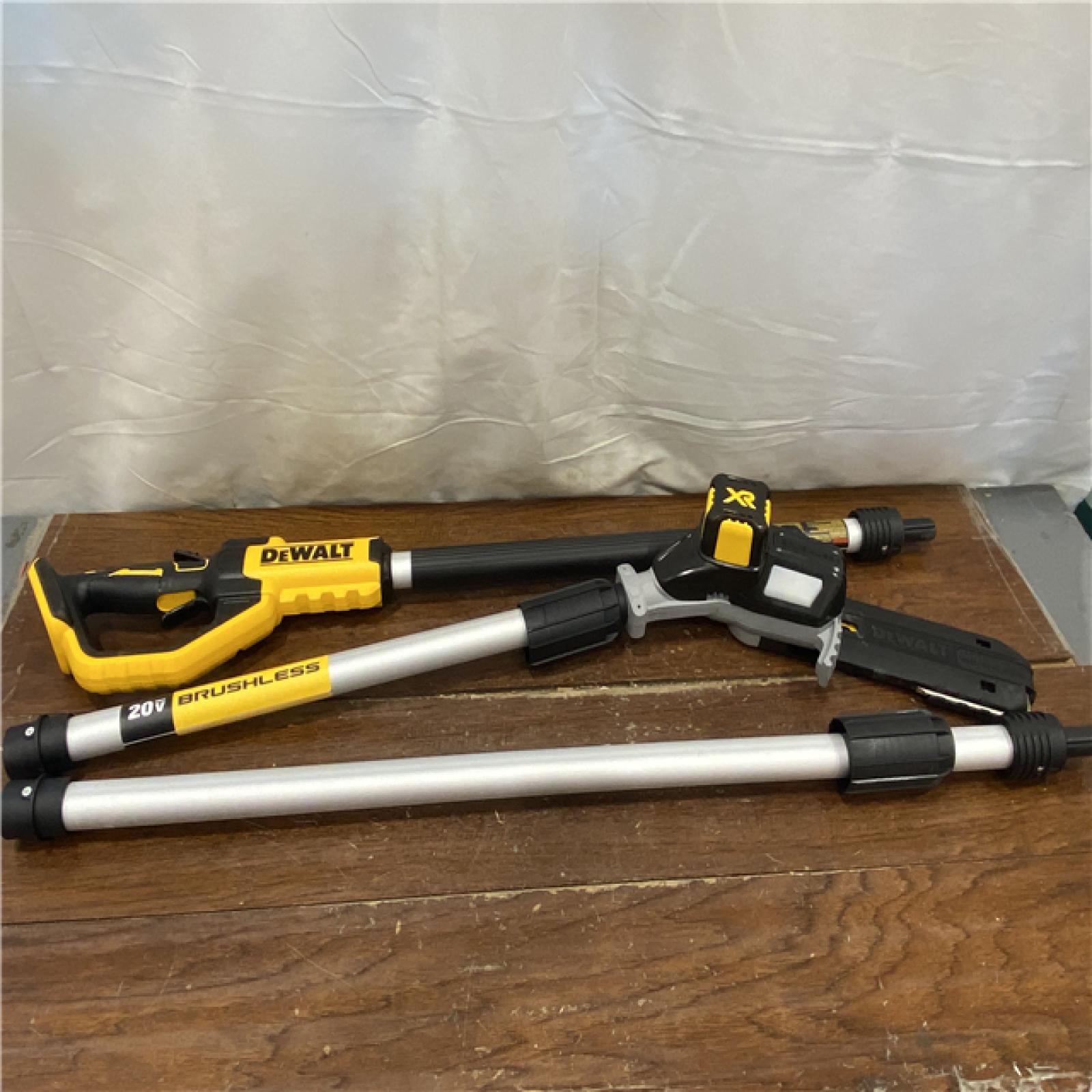 AS-IS DEWALT 20V MAX 8in. Brushless Cordless Battery Powered Pole Saw (Tool Only)