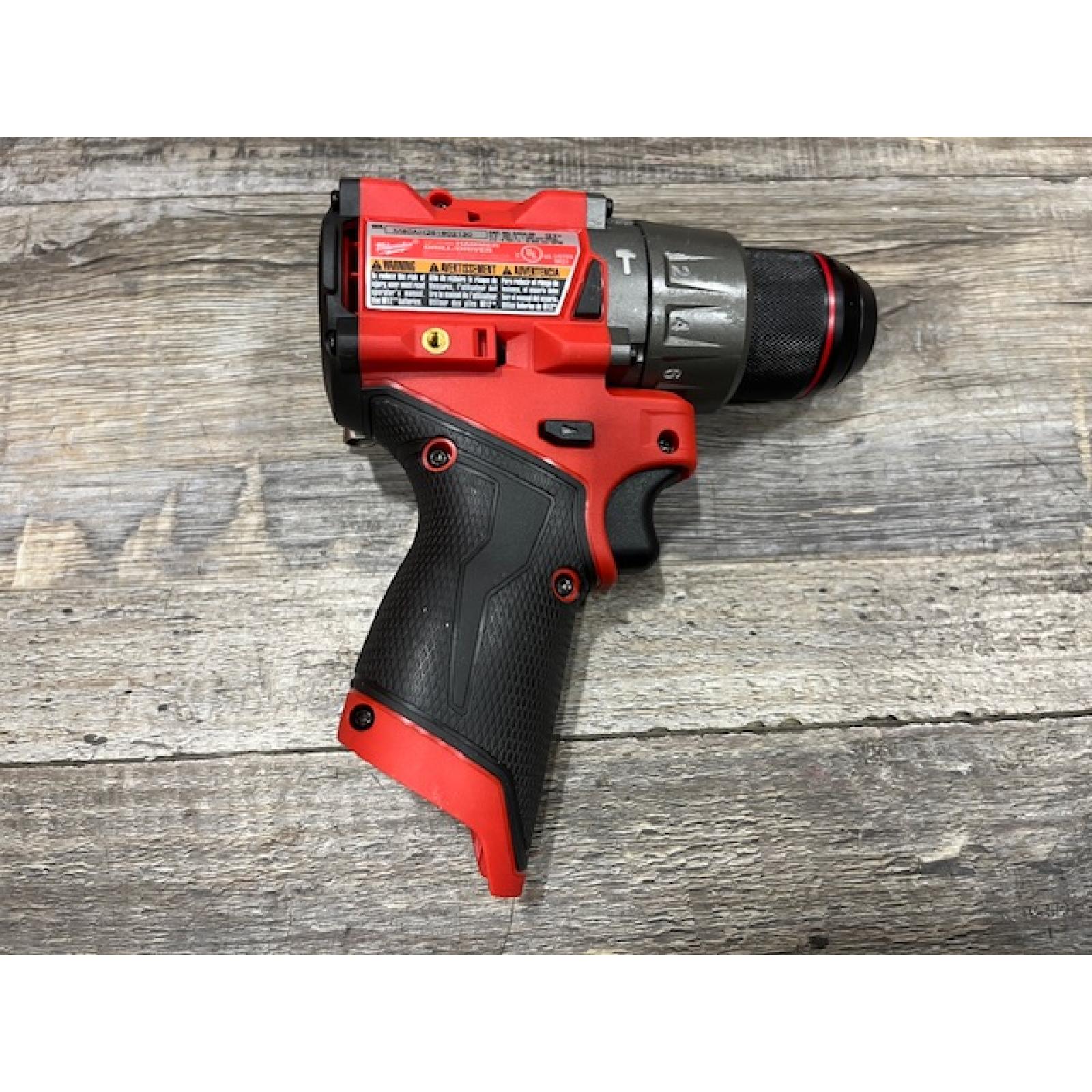 AS-IS Milwaukee  FUEL 12-Volt Lithium-Ion Brushless Cordless 1/2 in. Hammer Drill Kit