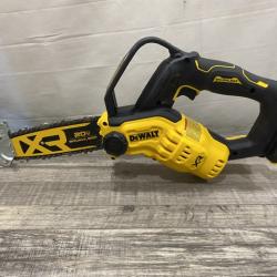 AS-IS DEWALT 20V MAX 8 in. Brushless Cordless Battery Powered Pruning Chainsaw (Tool Only)