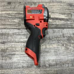 AS-IS Milwaukee FUEL 12V Lithium-Ion Brushless Cordless Stubby 3/8 in. Impact Wrench (Tool-Only)