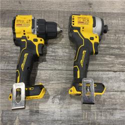 AS-IS DEWALT ATOMIC 20-Volt MAX Lithium-Ion Cordless Combo Kit