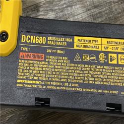 AS-IS DEWALT 20V MAX XR Lithium-Ion Electric Cordless 18-Gauge Brad Nailer (Tool Only)