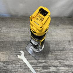 AS-IS DEWALT 20V MAX XR Cordless Brushless Fixed Base Compact Router (Tool Only)