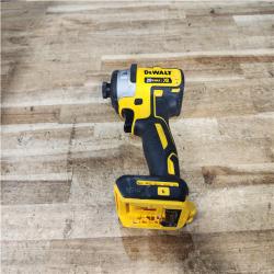 Houston Location AS-IS DEWALT 20-Volt Maximum XR Cordless Brushless 1/4 in. 3-Speed Impact Driver (Tool-Only)
