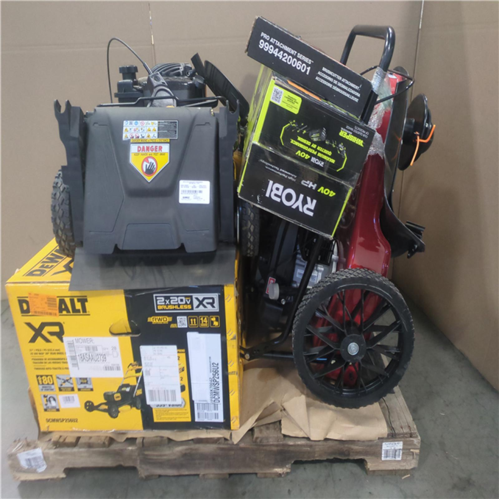 CALIFORNIA AS-IS OUTDOOR POWER EQUIPMENT