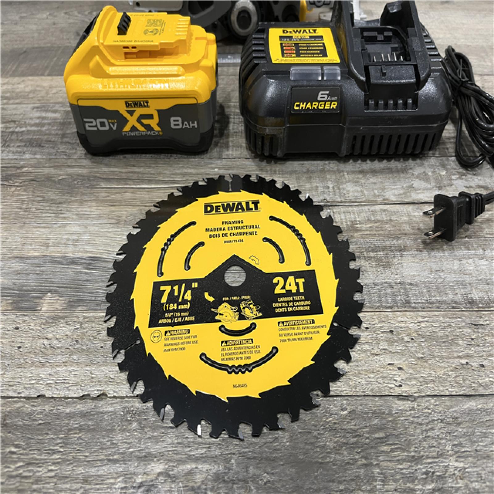 AS-IS DEWALT 20V MAX Lithium-Ion 7-1/4 in. Cordless Circular Saw Kit