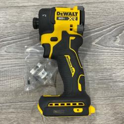 AS-IS DEWALT 20V XR Brushless Cordless 1/4 in. Quiet Hydraulic Impact Driver (Tool-Only)