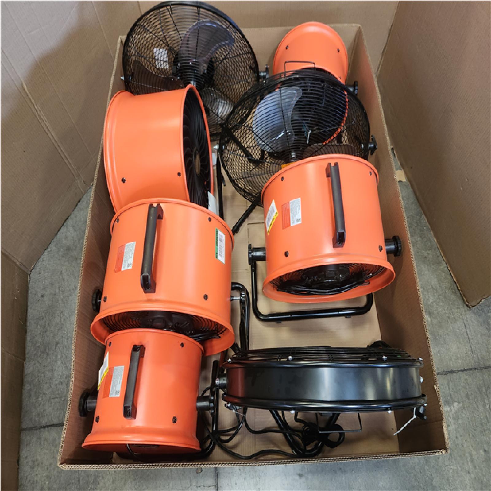 Phoenix AS-IS Mixed Commercial Electric High Speed Floor Fans Pallet of 8