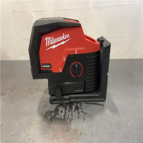 AS-IS - Milwaukee M12 12-Volt Lithium-Ion Cordless Green 125 Ft. Cross Line and Plumb Points Laser Level