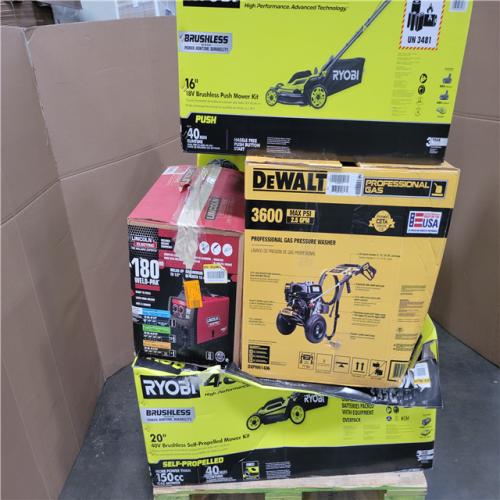 CALIFORNIA AS-IS OUTDOOR POWER EQUIPMENT
