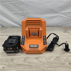 LIKE NEW! - RIDGID 18V 4.0 Ah MAX Output Starter Kit with Rapid Charger