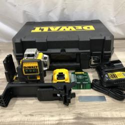 AS-IS DeWalt 12V MAX Lithium-Ion 100 Ft. Green Self-Leveling 3-Beam 360 Degree Laser Level Kit