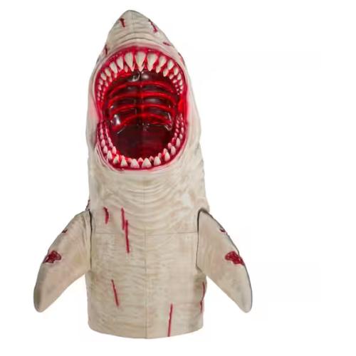 DALLAS LOCATION - Home Accents Holiday 7 ft. Dead Water LED Megalodon Shark